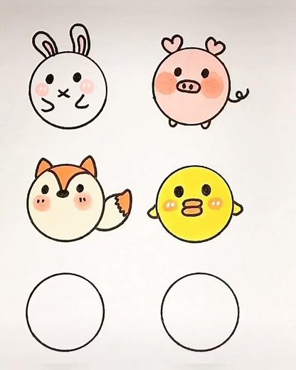 How To Draw Cute Animals | #howtodraw #drawing #viralpainting