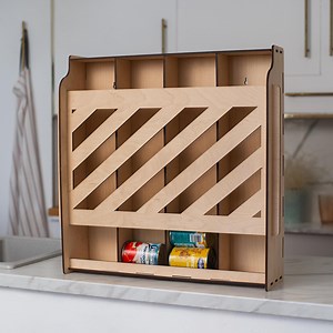 Wooden Canned Food Storage Wall Mount,can Organizer for Pantry,wooden Can Dispenser,kitchen Storage Rack,can Storage Shelf,pantry Organizer - Etsy