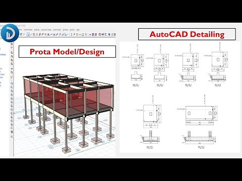 How to Detail Pad Foundation Base On AutoCAD