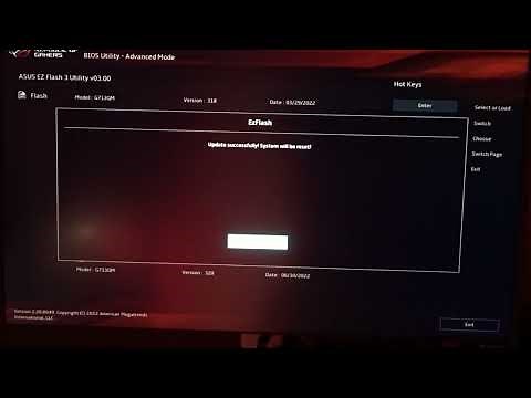ASUS Rog Strix G17 G713QM HX1139T UEFI BIOS Update Version 320
