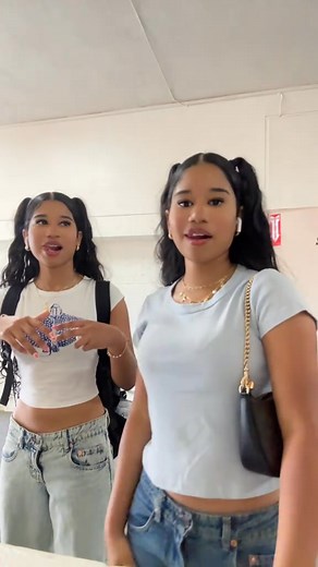 school = no energy #twinsisters #longhair #curlyhairroutine Please disable your Adblock to download HD quality videos! | Aleya and Alysha | Facebook