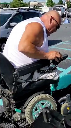 This custom trike allows the legless rider to live out his dream