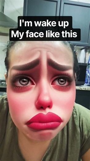 I'm woke up this morning my face like this #funny #shorts