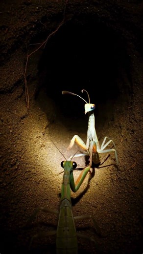 Mantis Nymph Burrow POV: What’s Really Under the Soil? (Micro Camera)
