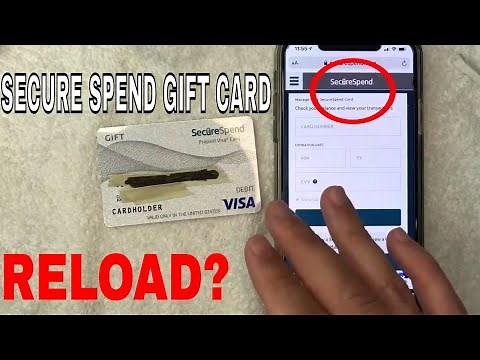 ✅ Can You Load Reload Funds On Secure Spend Visa Gift Card 🔴