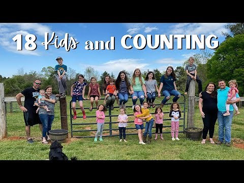 Large Family Vlog || 18 Kids and Counting || Hanging out with Abiding Farmhouse