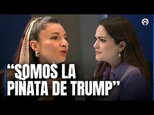 ¿México debe temer a Trump? fuerte choque entre senadoras por declaraciones de Trump