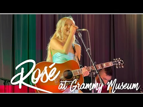 BLACKPINK ROSÉ 로제 Full Performance at the Grammy Museum LA 12-04-25