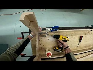 Coffee Table, Step 13, Attaching the Skirts to the Legs