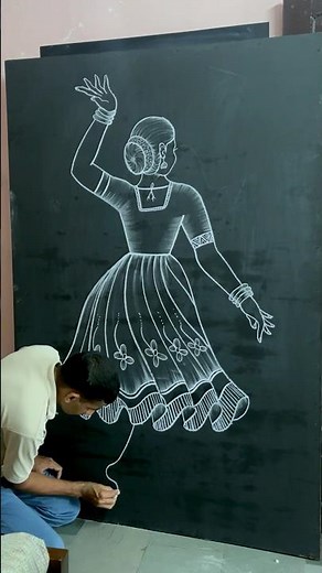 Beautiful dancer drawing step by step ||😁👌 || #danceart #drawinglessons #viralshorts