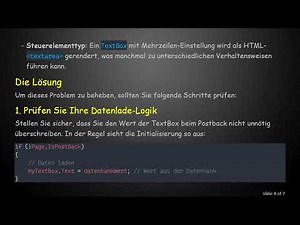 Lösung des Postback-Problems bei TextBox in ASP.NET C# -Formularen