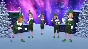 Dancing in a Winter Wonderland! ❄️ Get it FREE on the mobile app, today only! ElfYourself.com | ElfYourself