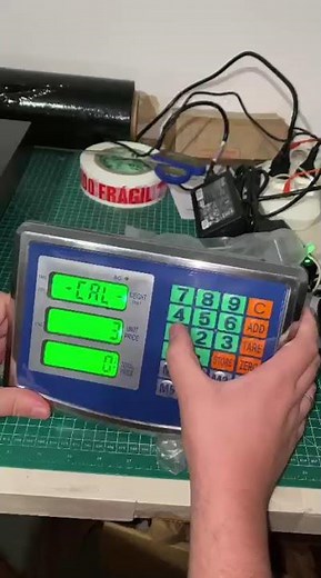 Como calibrar balança digital de plataforma 150kg
