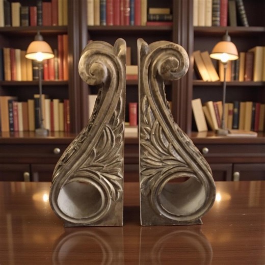 Vintage Drapery Corbels. Retro Style. 8" X 3". Opening for Curtain Rod 2". - Etsy