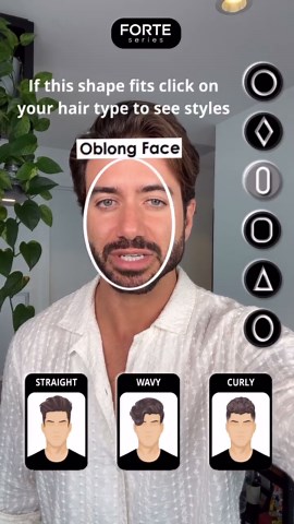 ALEX COSTA on Instagram: "One of the questions I get the most is: how do I know what my face shape is? We decided to make it easy for you and create this filter that guides you to find your specific face shape, then went further and added 3 popular hairstyle choices for each face shape. We hope this helps you choose your next haircut ✂️ #faceshape #menshair #menshairstyle #haircut"