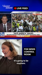 740K views · 16K reactions | The only chaos at the "No Kings" protest happened in the Fox News control room | The Daily Show | Facebook