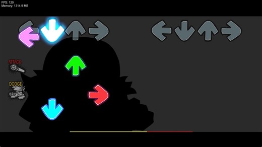 神曲！fnf sanstional V2优化！!