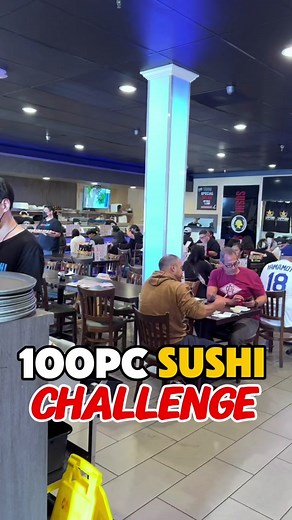 100pc Sushi Challenge at Show Sushi in San Dimas, CA #rainaiscrazy @Show Sushi