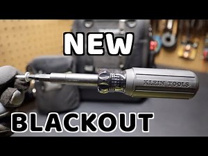 NEW Klein Tools 11-in-1 Blackout Multi Nutdriver Screwdriver