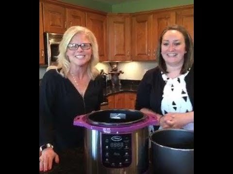 Demonstrating the Ginny's Brand Pressure Cooker