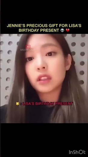 Jennie’s precious gift for Lisa’s birthday #jenn #blackpinkmembers #jennie#1m #funny#trending#trend