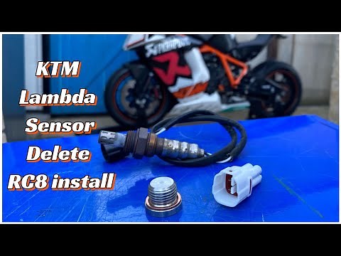 KTM Lambda / o2 Sensor delete - KTM RC8 Install Guide!