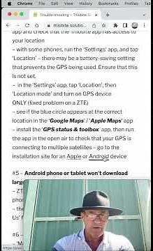 'GPS status & toolbox' app - checking your GPS
