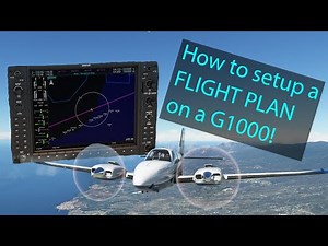 Microsoft Flight Simulator Setting up a FLIGHT PLAN on a G1000! Dr.X42 Gaming!
