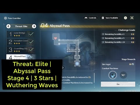 Threat: Elite – Abyssal Pass (Stage 4) 3★ Guide | Wuthering Waves Tidal Defense