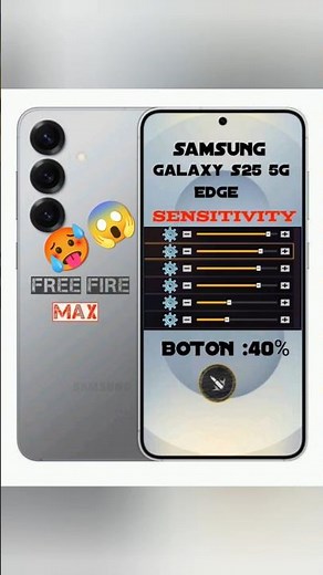 Samsung galaxy s25 5g edge sensitivity settings best headset sensitivity setting #Samsung galaxy