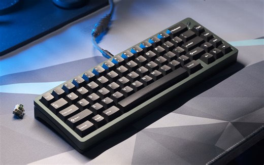 【打字音】Leaf65 FR4定Matrix Wild轴 Domikey WOB套件客制化键盘解压助眠白噪声触发音客制化套件打字音测试test