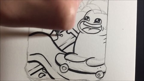 Easy DIY phone case using doodle art