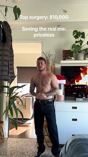 I made my dreams come true. 🎅🏼🏳️‍⚧️ #transman #topsurgery #ftm