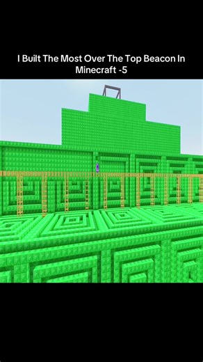 Building the Most Over the Top Beacon in Minecraft
