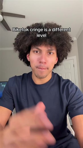 That thirst trap at a gas station is not tough 😭 #biketok #cringe #funny #fyp #biketokcringe