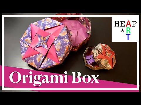 Moderato Origami - Octagonal Box (Lid and Base) by Tomoko Fuse