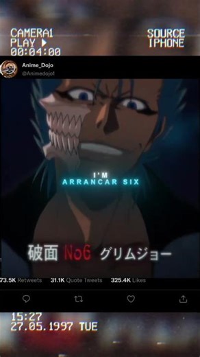 The Moment Grimmjow Entered the Human World ⚔️🔥#ichigo#bleach