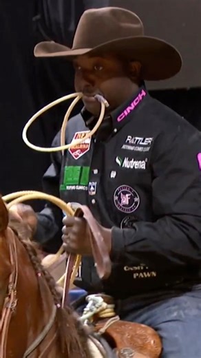 Second career NFR go-round win for John Douch. 👏👏 Douch stopped the clock at 7.4 last night in Round 5 to win the round and $36,667. He also jumped to No. 2 in the average with a time of 43.2 on five. Rattler Rope has the full results here ➡️ https://bit.ly/48OSpwS | CalfRoping.com