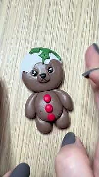 How to Make a Gingerbread Bear from Polymer Clay | DIY Shorts