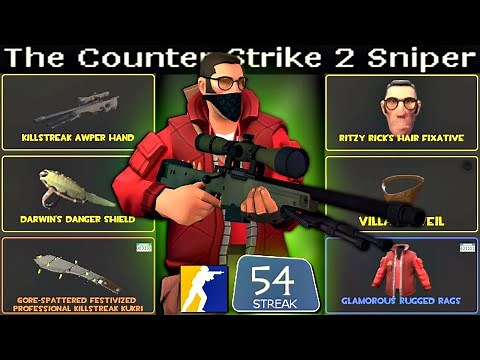 What 1000+ hours of Sniper experience looks like (TF2 Gameplay)