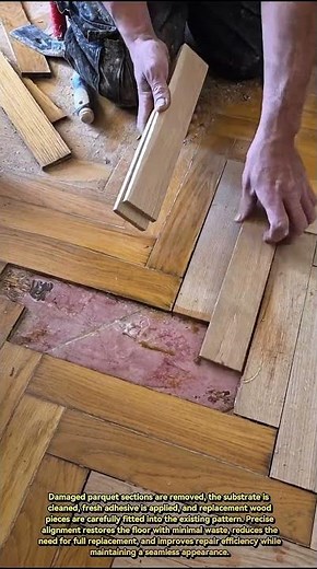 Insanely Satisfying Hardwood Floor Repair That Saves Hours!