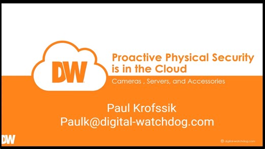 DW Insider Webinar -- DW Spectrum Updates and More