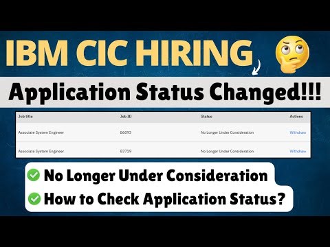 😱IBM CIC Shocking News! | How to Check IBM Application Status | No Longer Under Consideration!!!!