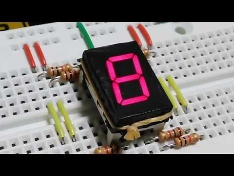 7セグLED[アノードコモン用]の使い方(初心者向け)