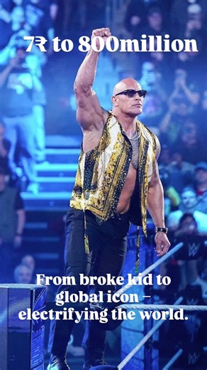 From $7 to The Rock | Dwayne Johnson’s Story 🌍 #shorts #therock