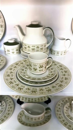 #9/100 Royal Doulton Samarra pattern dinner set #antique #kitchenware #antiquecollection #antique