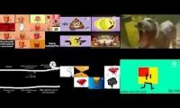 Mix of 6 videos from youtube : bfdi auditions 40-parison