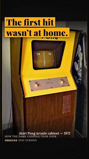 How Pong took over bars before it took over homes #gaming #retro #arcade
