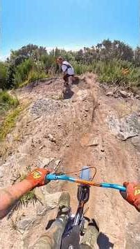 Mini Bmx Vs Downhill MTB Trail!