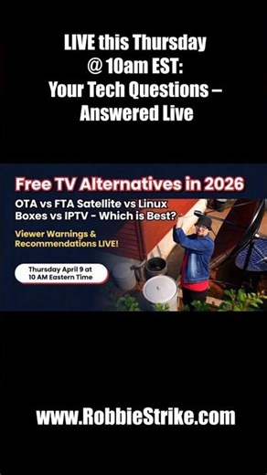 Going live Thursday morning 10 am